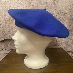 Parkhurst Royal Blue Wool Beret